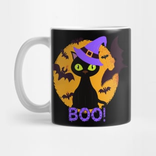 Boo Crew Kitty Halloween Costume Mug